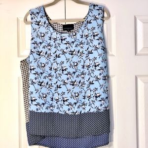 Cynthia Rowley Plus Size Floral Flowy Tank Top